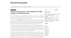 Desktop Screenshot of danielvanbuyten.com
